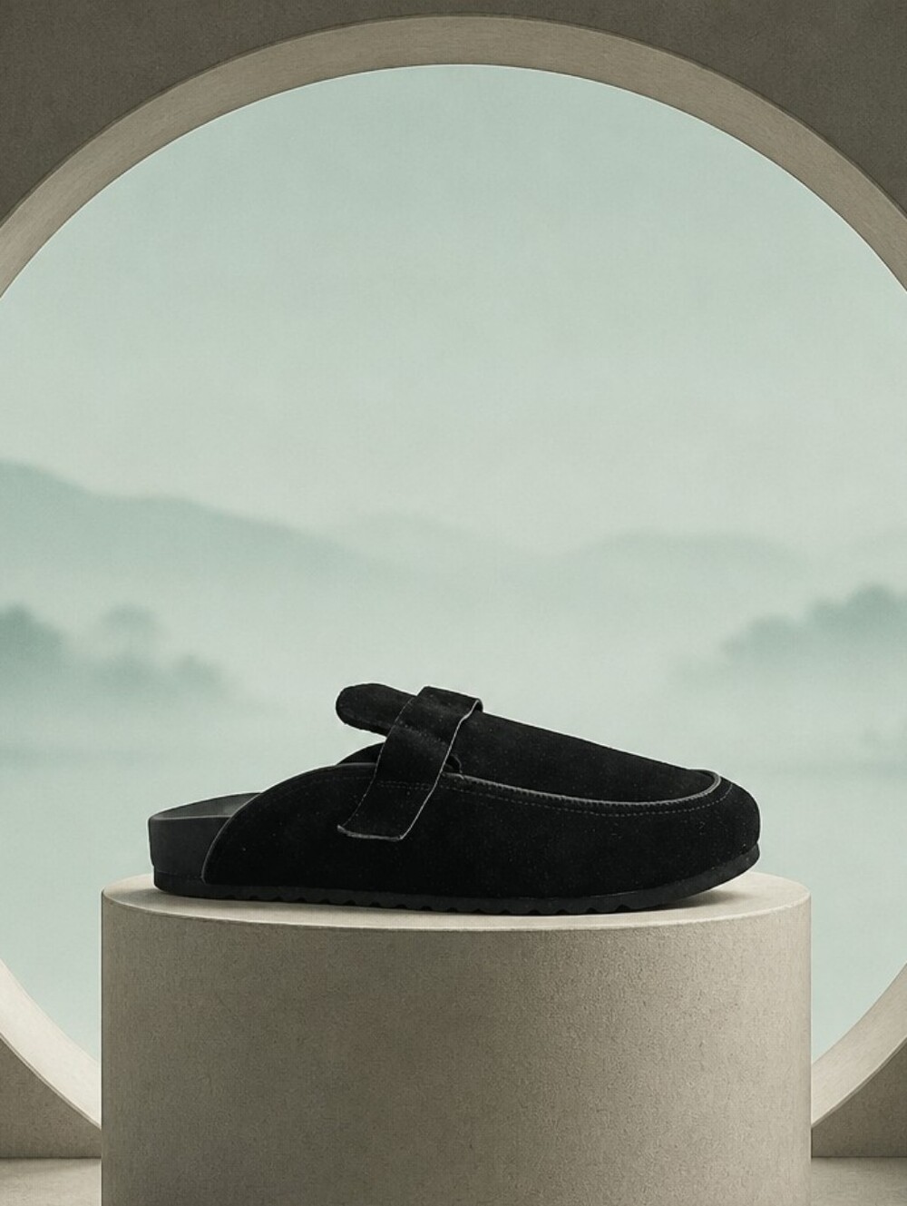 The Shoe Surgeon Black Suede Loafer Mule Men’s 11 – Brand New!